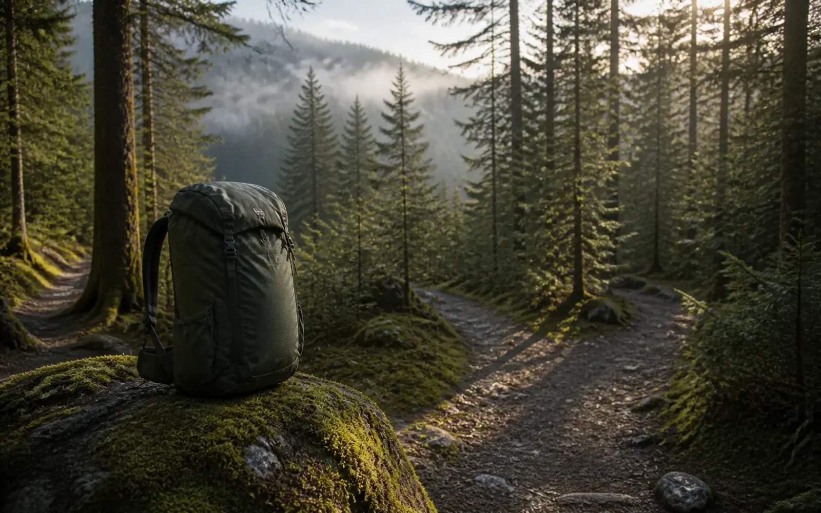 Rangefinder Daypack shown in a fictional Fieldday product photograph